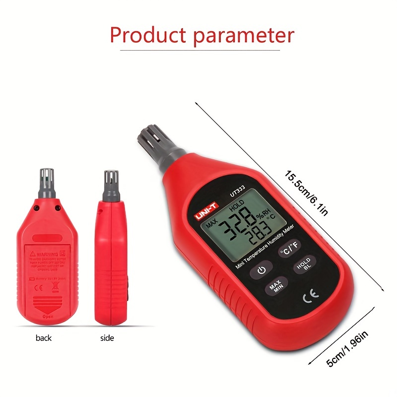 UT333S Digital Temperature Humidity Meter - UNI-T Meters