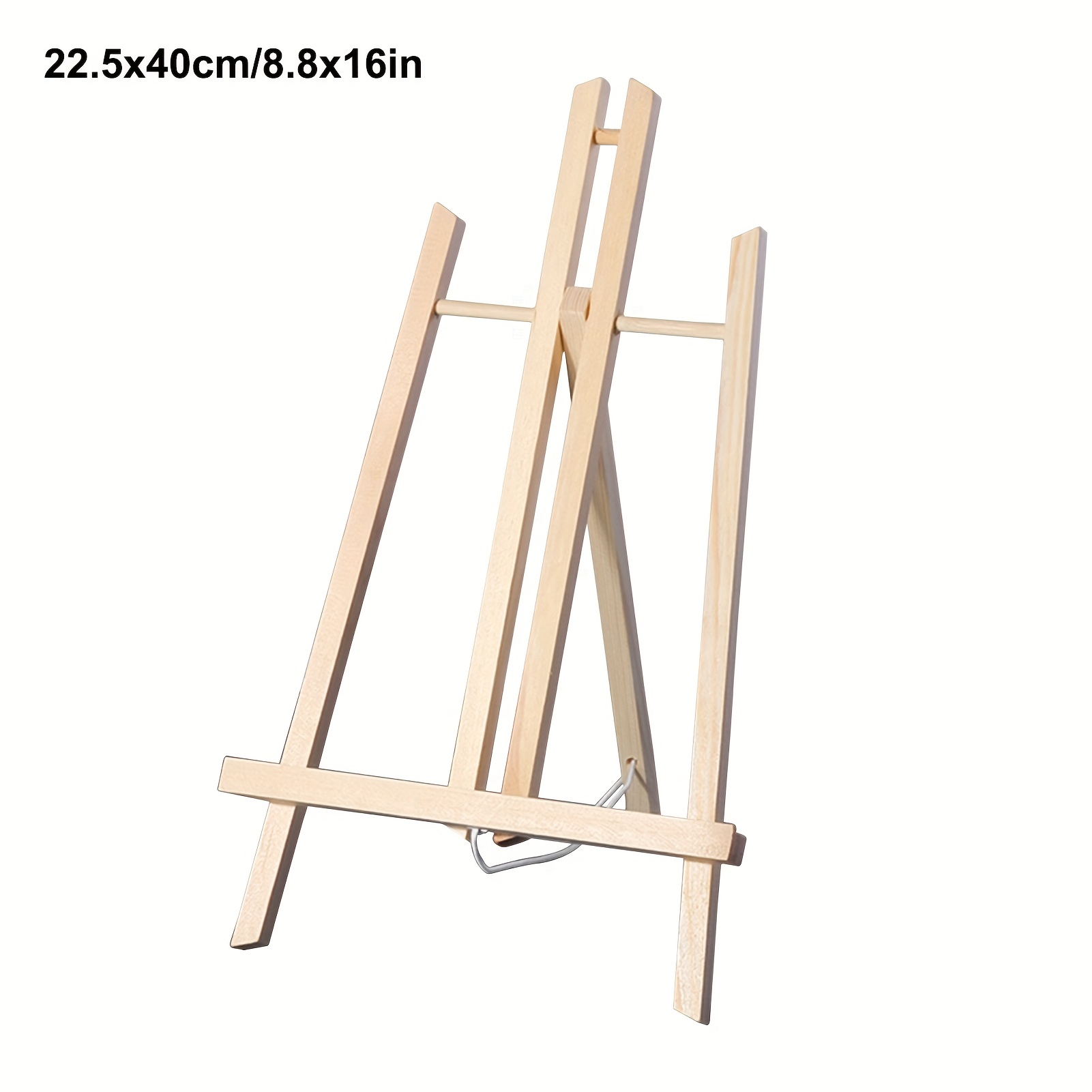 Natural Wooden Easel Frame Tripod Display Stand - Temu