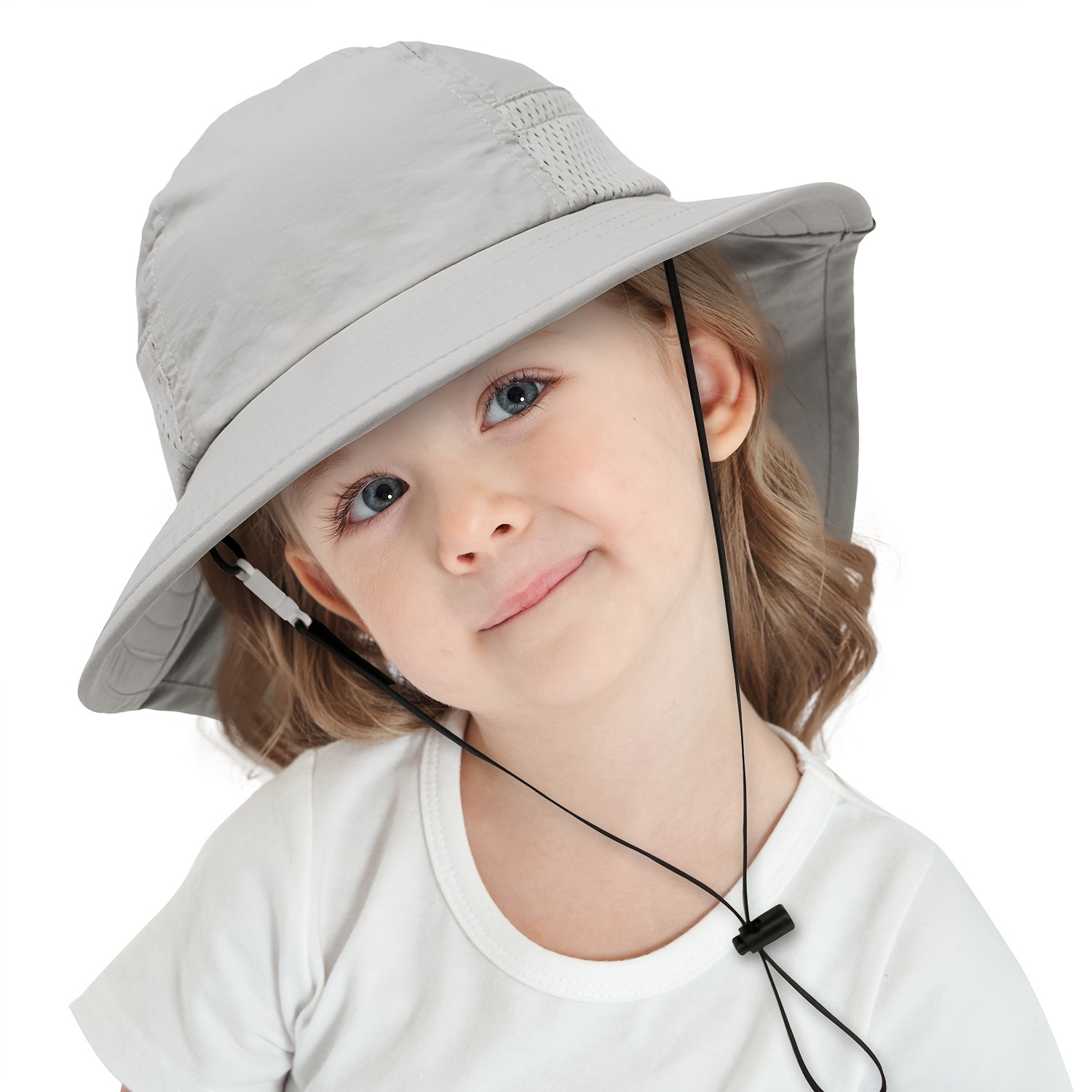 Baby Bucket Hat For Boys Girls Cartoon Children's Beach Shawl Hat