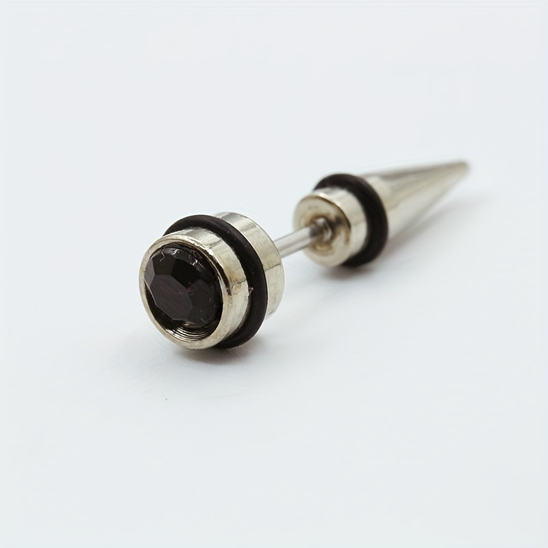 Bullet Shaped Men's Earrings, Classic Style