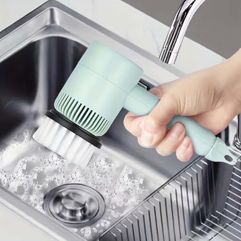 Brosse de nettoyage électrique sans fil, brosse de nettoyage  professionnelle pour la cuisine et la vaisselle, Gadgets de salle de bain -  AliExpress