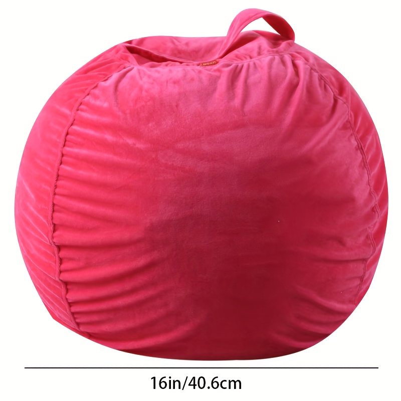 Super Soft Stuffed Animal Storage Bean Bag Chair Cover (no - Temu