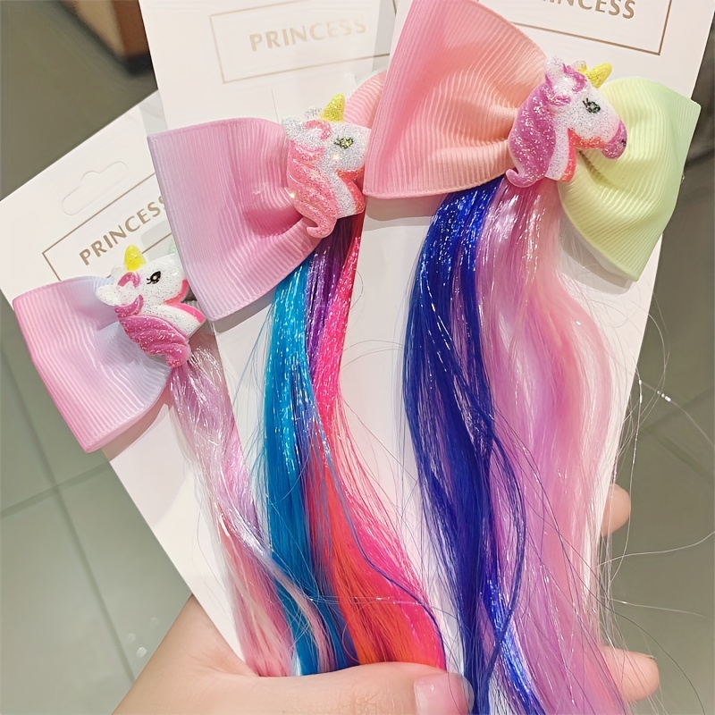 Bolso Unicornio Niña VGMANNTA Unicornios Para Niñas Bolso Collares Pulseras Anillos Clips Para Las Orejas Pinzas Cabello Joyas Regalo 4-8 Años-Rosa1 Bolsa Niña