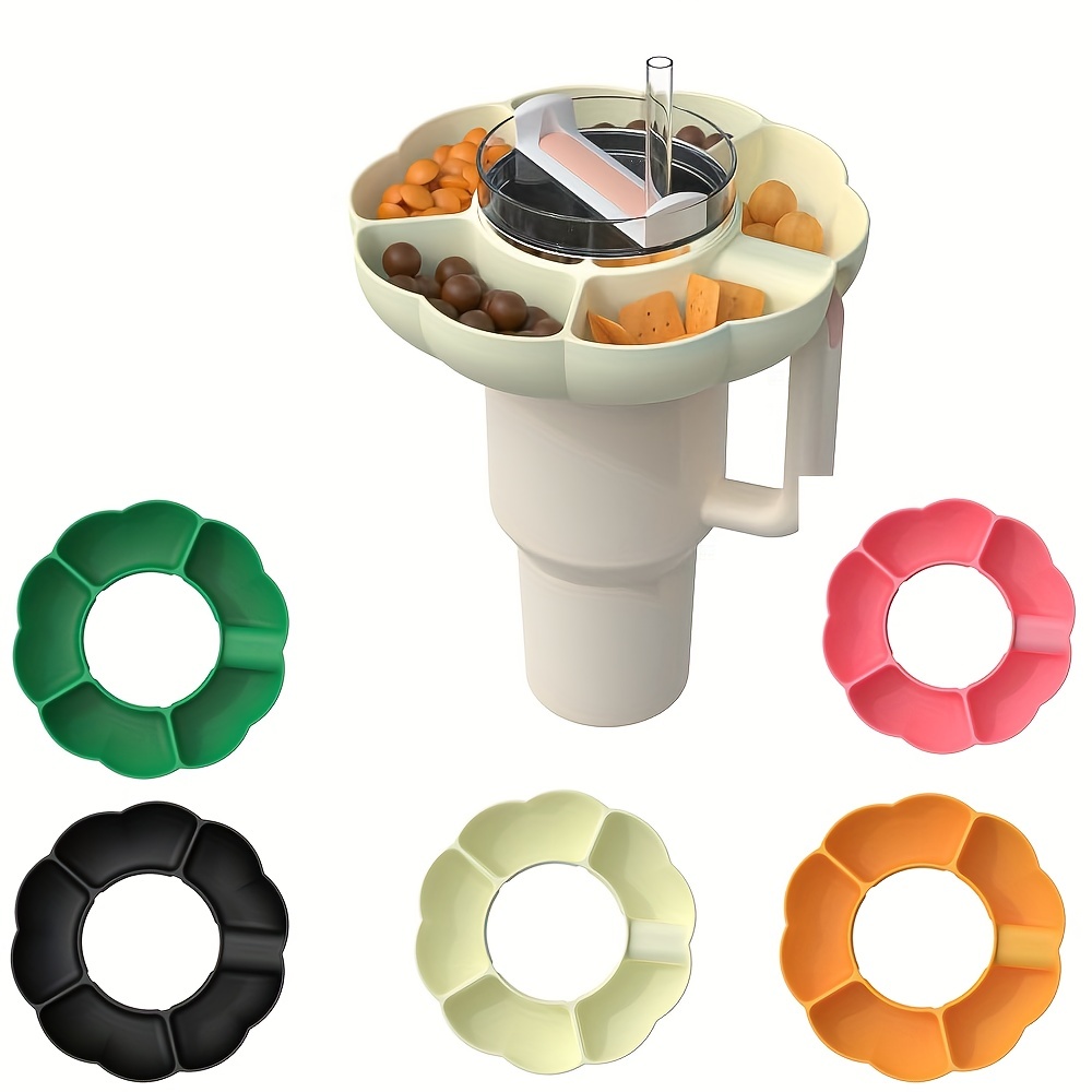 Snack Bowl For Stanley Tumbler With Handle, Tumbler Snack Tray Compatible  With Stanley Cup With Handle, Reusable Snack Ring For Stanley Cup  Accessories - Temu United Arab Emirates