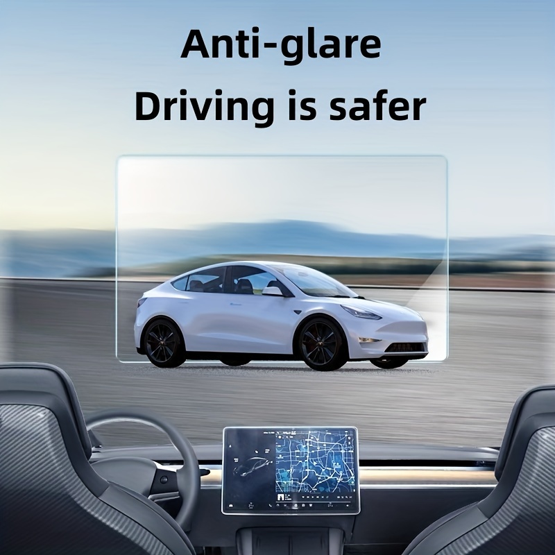 VXDAS Tesla Model 3 /Y Bildschirmschutz, 15 Center Control Touchscreen  gehärtetem Glas Bildschirmschutz mit kratzfestem Fingerabdruck und
