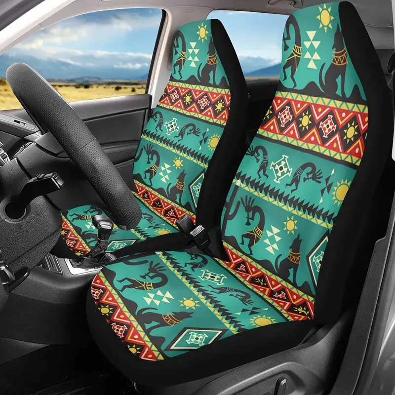 15 Stück Autositzbezüge Farbe Navajo Grün Sitzbezüge - Temu Germany
