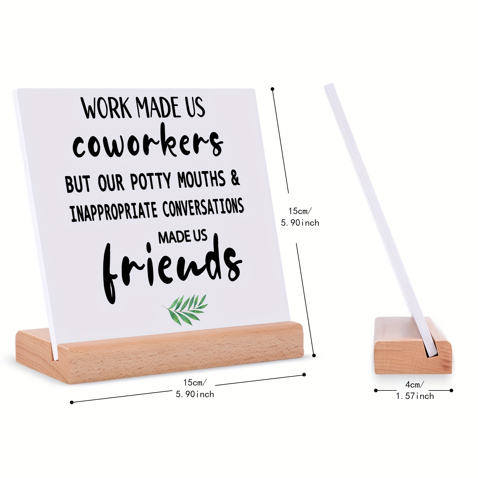 Retirement Gifts For Women Employee Appreciation Gifts Thanksgiving Gifts  For Women Coworker Staff Gift Desk Decorative Sign For Home Office for