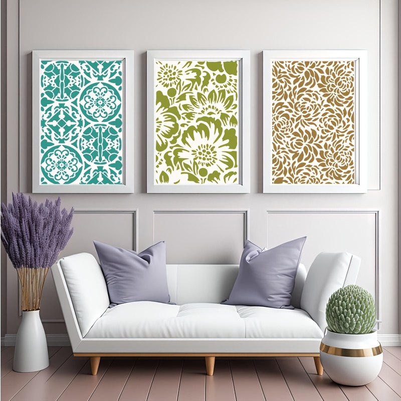 Tropical Flower Stencils Template Pack of 6 Ideal for Painting Wood Signs  DIY Decor 