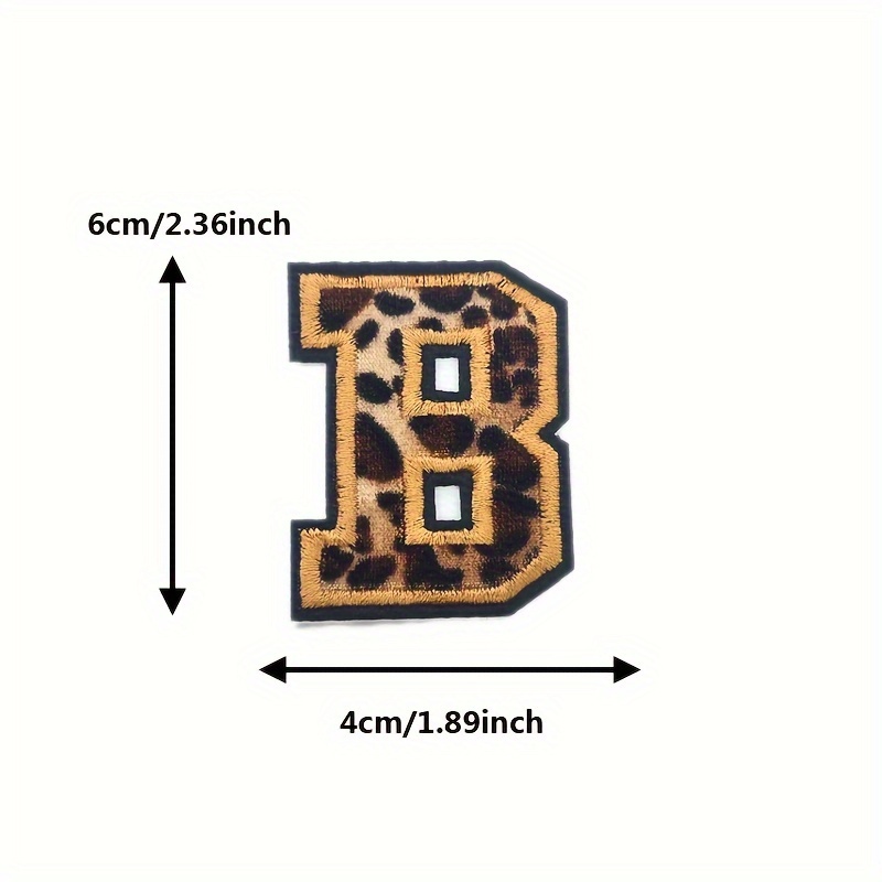 2 PCS 2.4 Inches Chenille Letter Patches, Iron on Letters for Fabric  Clothing/Hat/Bag, AZ Varsity Letters Iron on Patches - Blue, Letter R