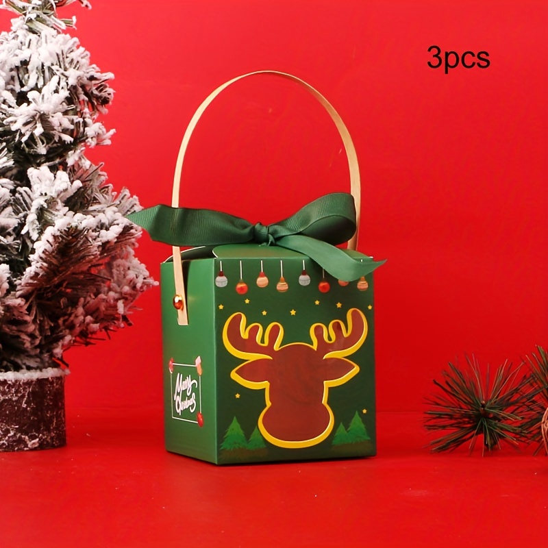 Christmas Eve Candy Portable Packaging Box Navidad - Temu