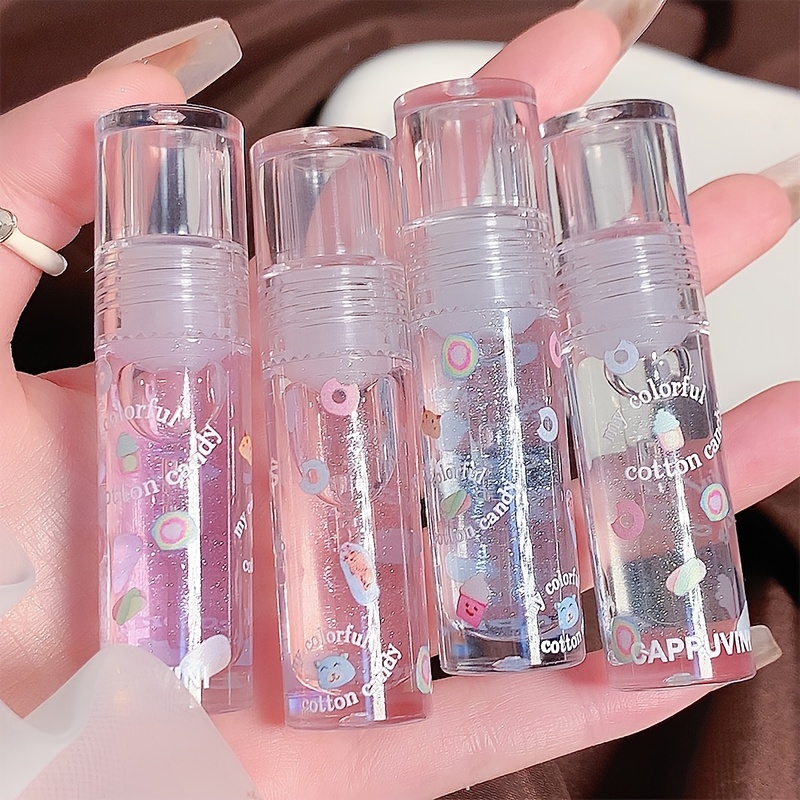 Long-lasting Moisturizing Lip Oil Lip Gloss With Fruit Flavor And