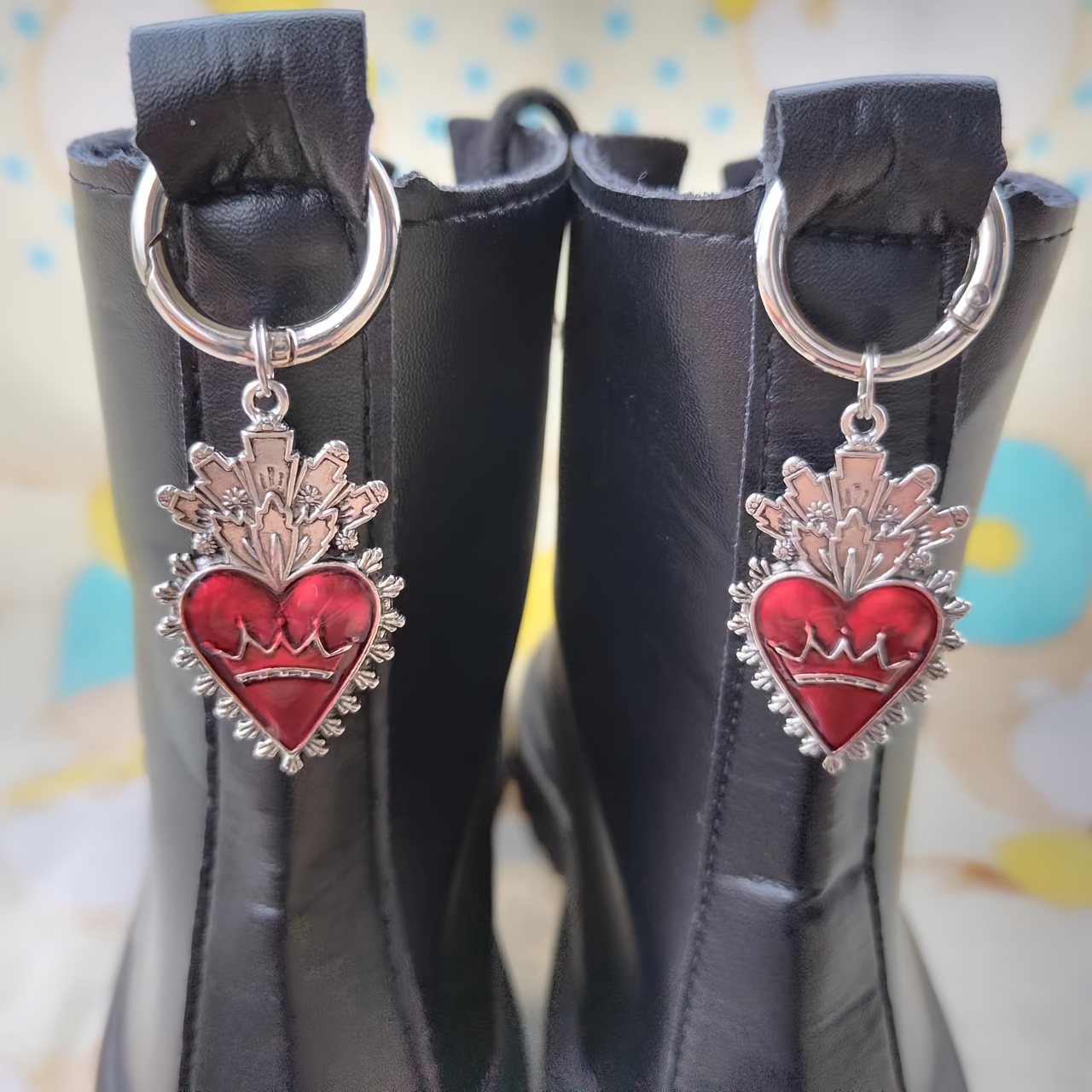 Gothic Style Shoe Lace Charms Vintage Jewelry Shoelace Clips - Temu
