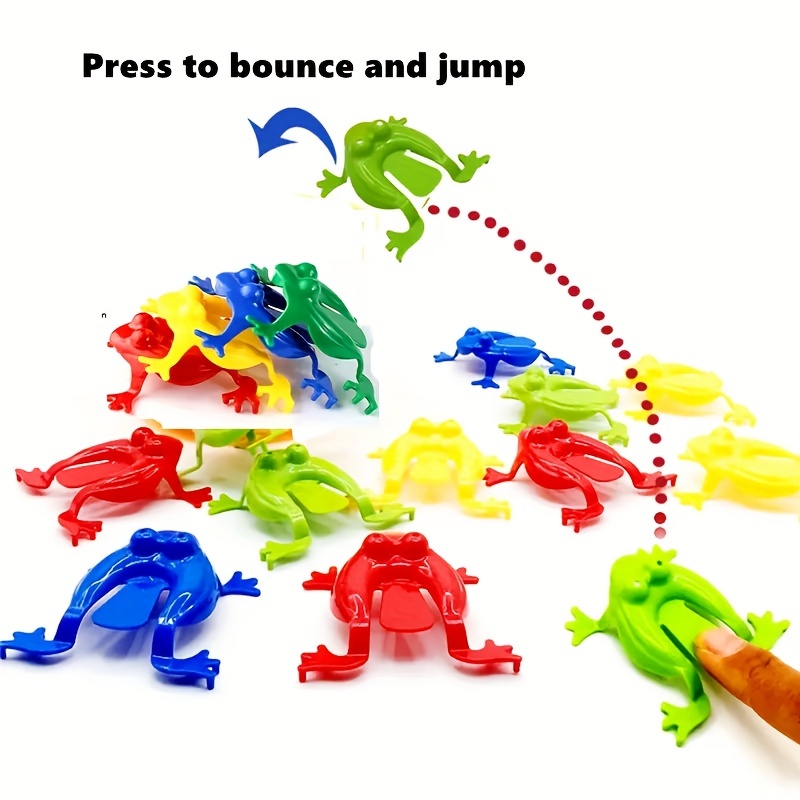 Jumping Frog Toy Assorted Color Jumping Frog Toys Plastic Jumping Frog  Finger Pressing Bouncing Toys For Kids Birthday Gift For Kids Random Color  - Toys & Games - Temu