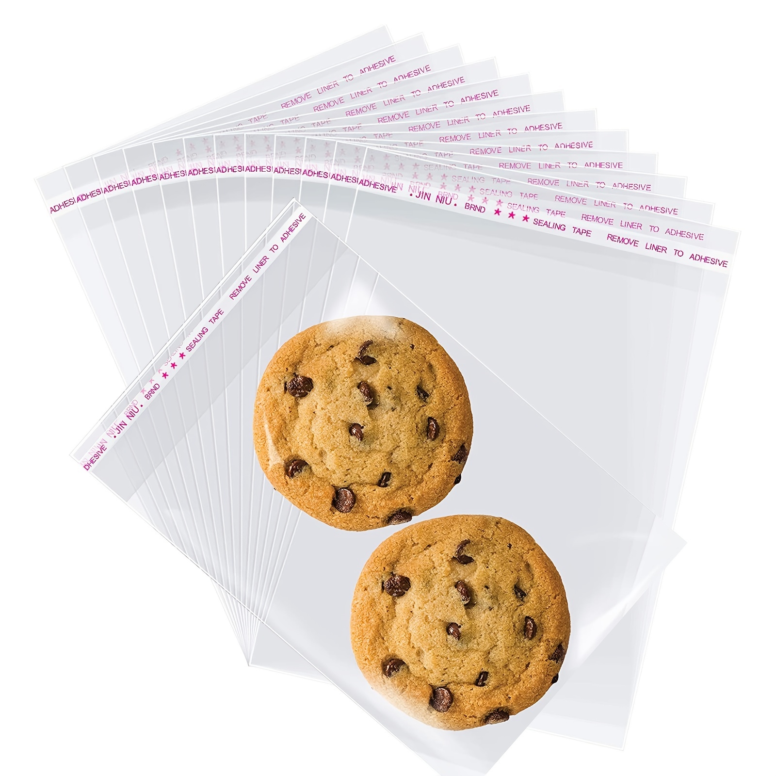 Snack Bags, Clear Cellophane Goodie Bags, Self-adhesive Treat Bags, Candy  Biscuit Cookie Bags, Holiday Gift Bags, Birthday Party Favors, Baking  Tools, Kitchen Gadgets, Kitchen Accessories, Home Kitchen Items, Multiple  Sizes Optional -
