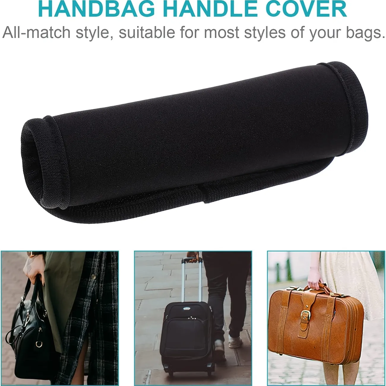 Comfort Neoprene Handle Wraps/grip/identifier For Travel Bag Luggage  Suitcase, Soft Handle Covers - Temu