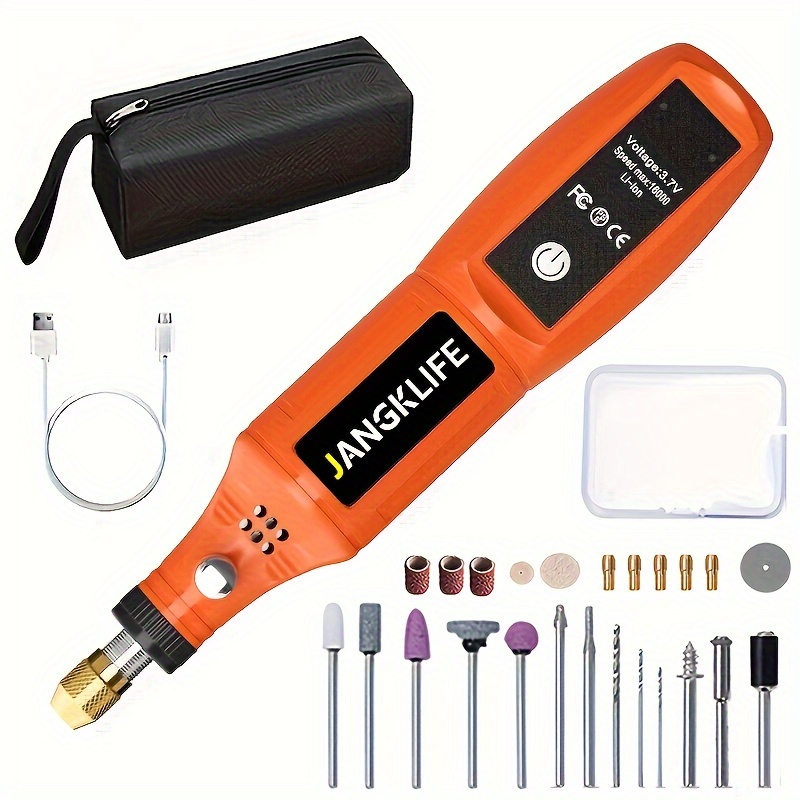 28Pcs Grinder Set Mini Grinder Machine Rotary Tools Kit Engraver Pen Carving