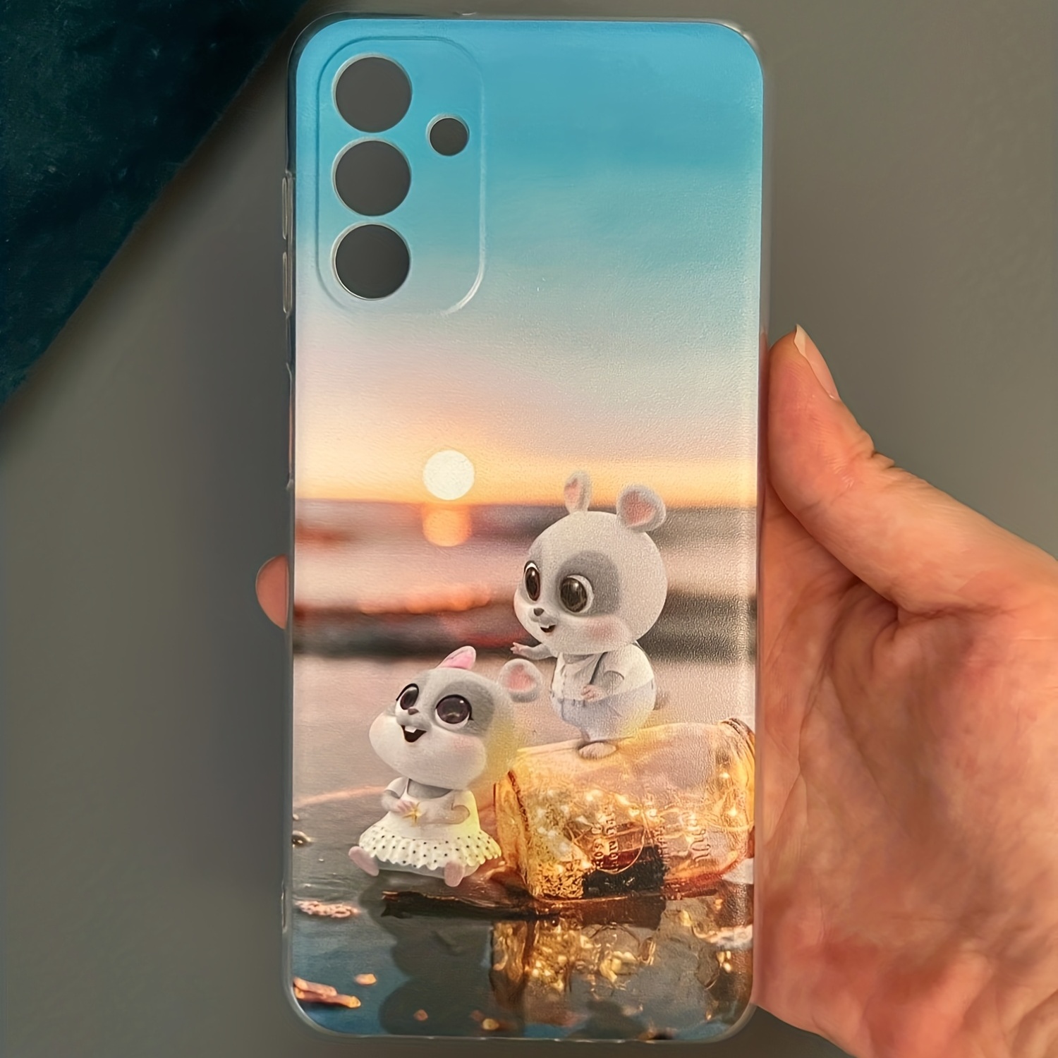Teddy Bear Designer Printed Soft Mobile Back Cover for Samsung Galaxy A33 5G