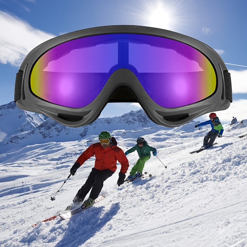Goggles Ski Double Layers Anti-fog Big Ski Glasses Skiing Mask Snowboard  Men Women Snowboard Goggles Snow Glasses Ski Gear - Temu