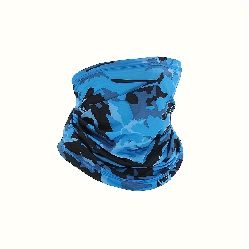 Camouflage Neck Cover Summer Riding Headgear Ice Silk Dustproof