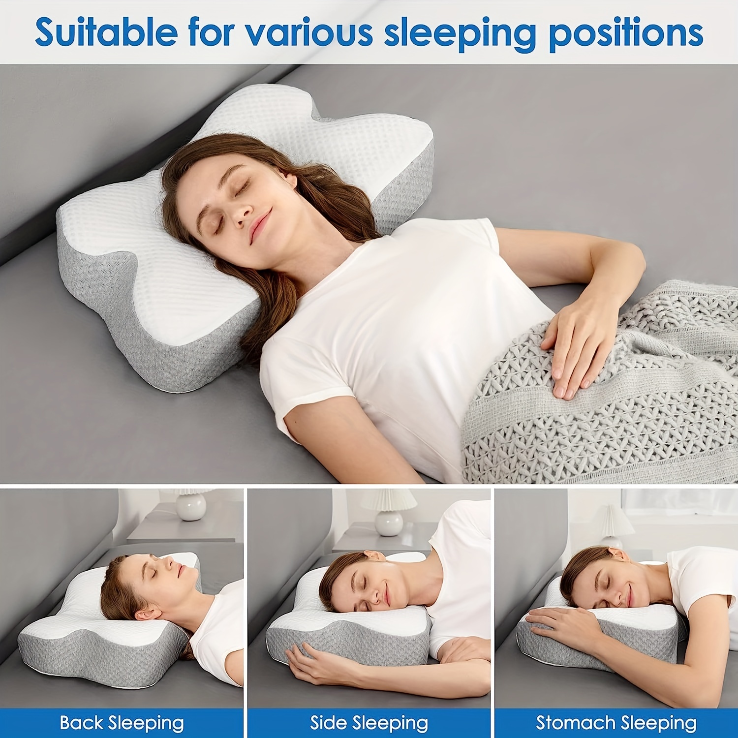 Ergonomic Pillow For Side Sleepers