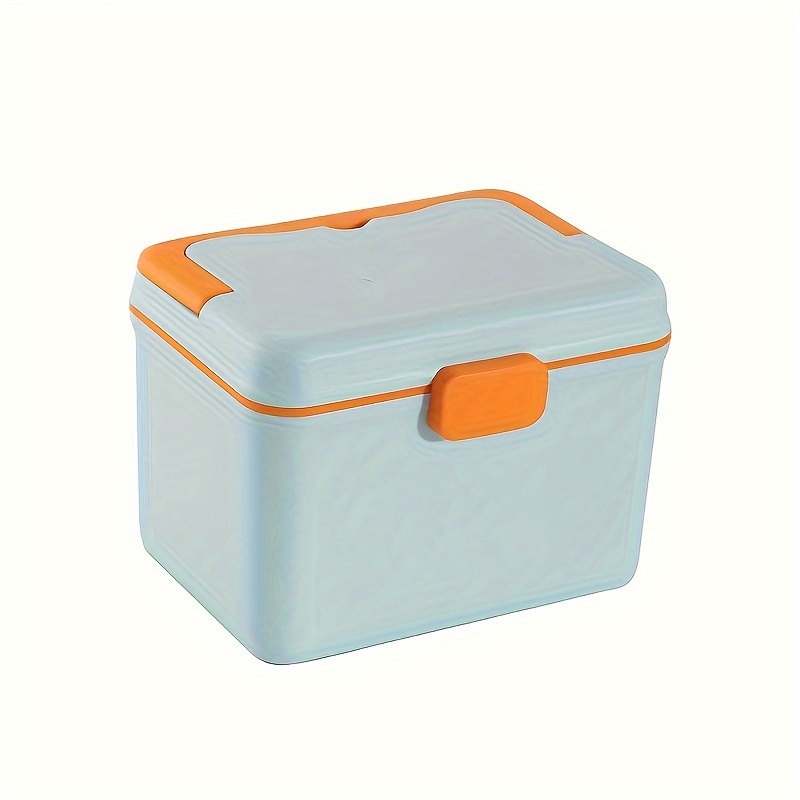 1pc Haushaltsmedizin-Box, Großraum-Portable-Aufbewahrungsbox