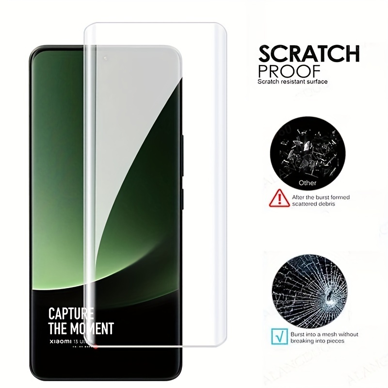 Vidrio Templado UV Para Xiaomi 13, Protector De Pantalla De Pegamento Ultra  Completo Para Xiaomi 13 Pro 13Lite Mi 13, Película Protectora De Vidrio