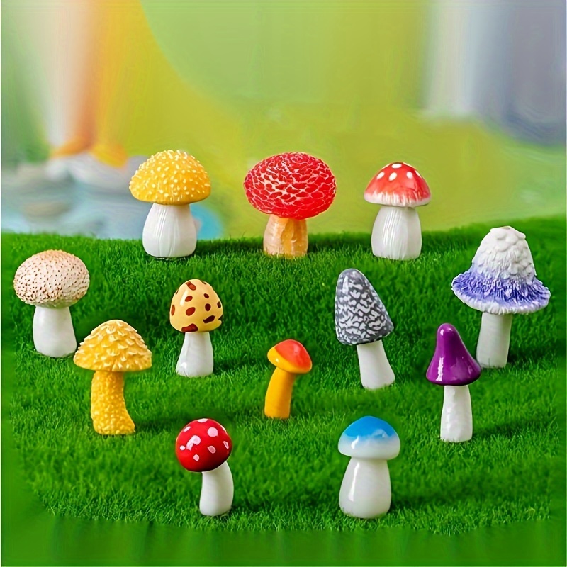 Fiberglass Simulation Large Mushroom Decoration Micro Landscape