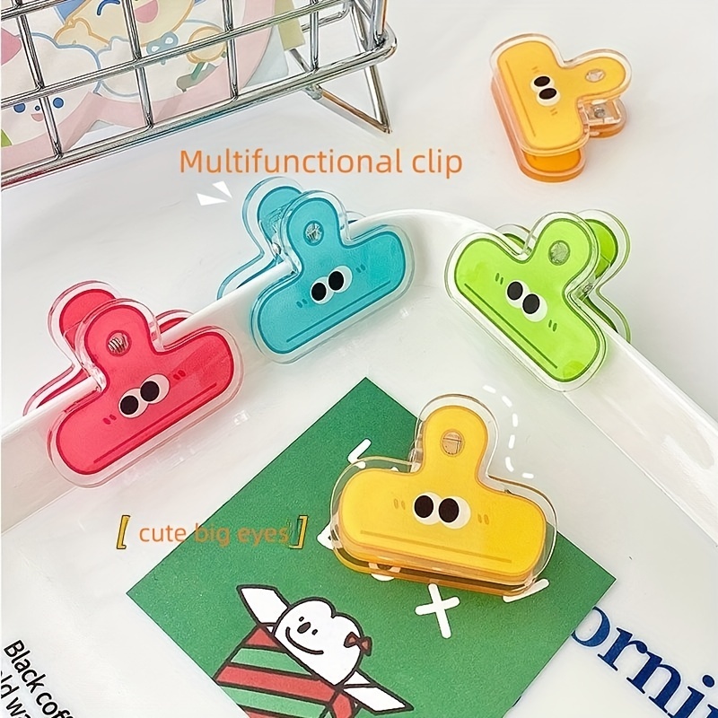 Coffee Series Binder Clips Acrylic Double sided Pp Clips - Temu