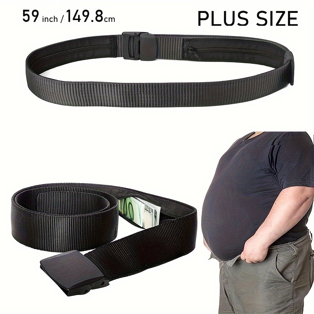 

Extended Size Tactical Automatic Buckle Canvas Belt For Men And Women, Plus Size Belts