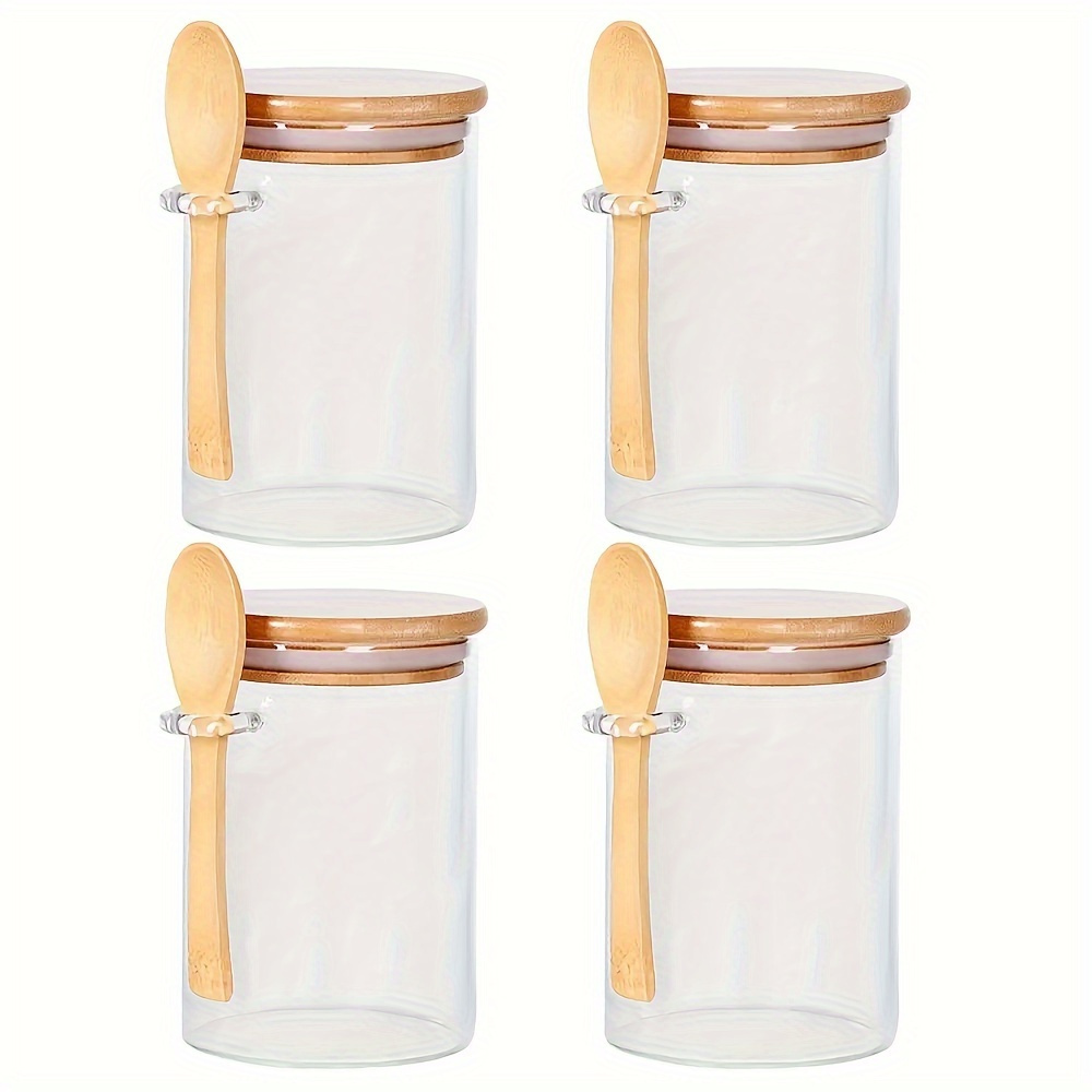 5Pcs 35Oz Glass Food Storage Containers 2 Compartments Portion Control with  Upgr