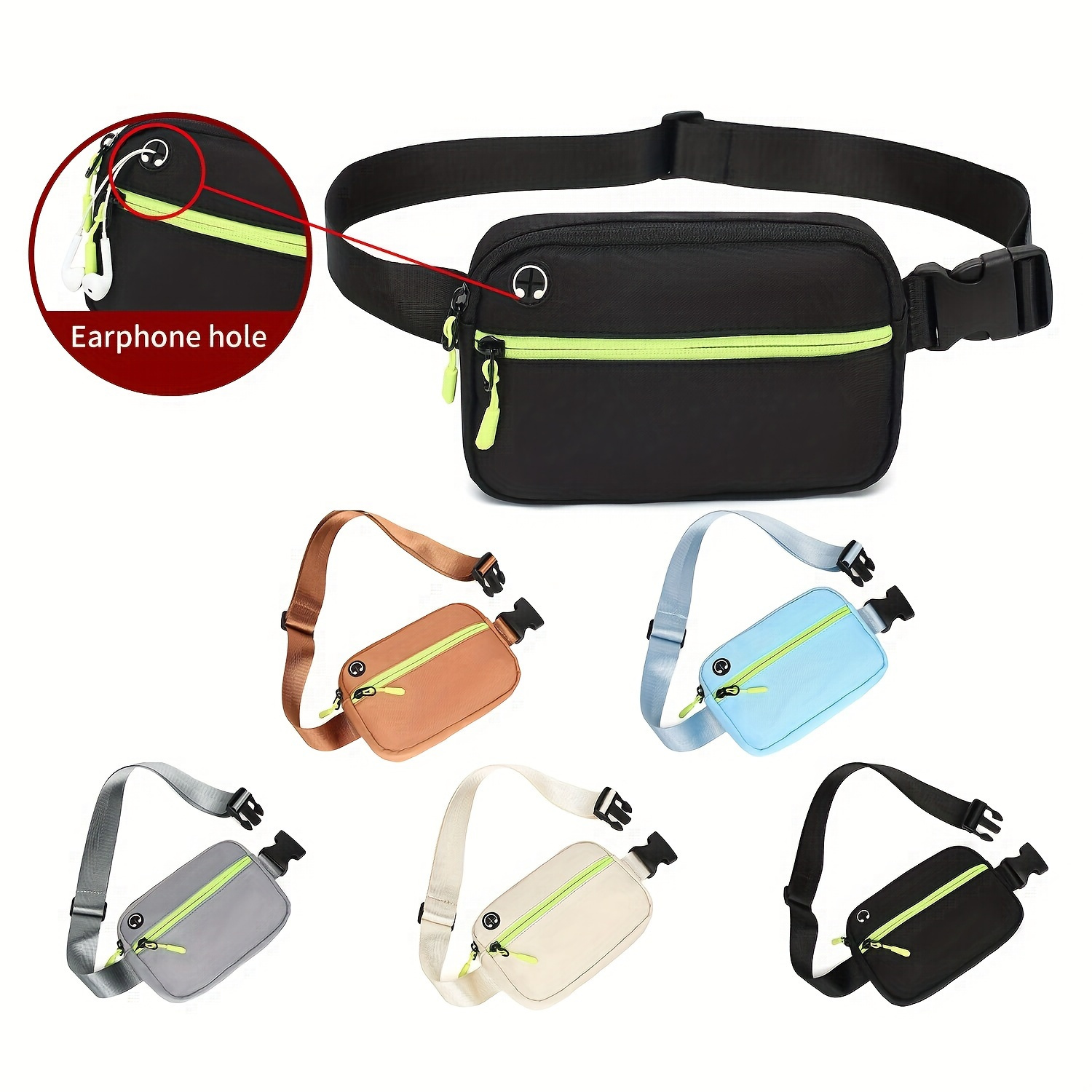 Waist Bag Sports Fanny Pack Women Running bag Men Belt bag Phone Gym Bag  Close-Fitting Invisible Belt Bag Running Accessories - AliExpress