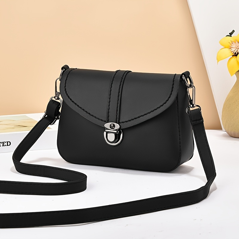 

Fashion Simple Crossbody Bag, Solid Color Shoulder Bag, Women's Casual Handbag & Phone Purse