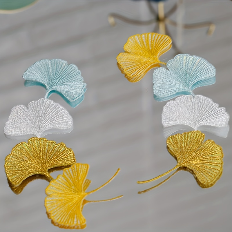 Ginkgo Embroidery Patches Can Be Ironed Or Sewn - Temu