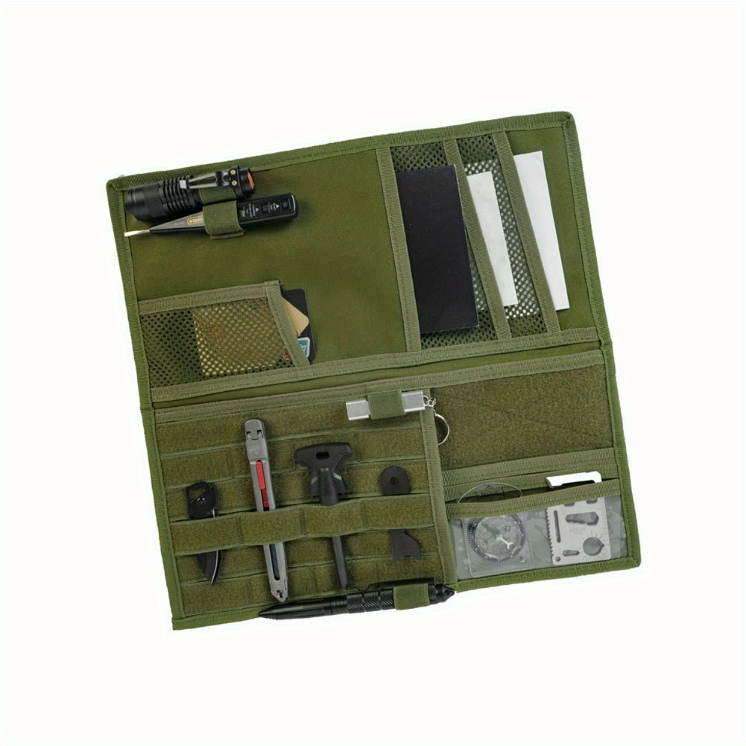 

Large Molle Visor Organizer, Car Visor Organizer For Men, Sun Visor Organizer, Tactical Visor Organizer.