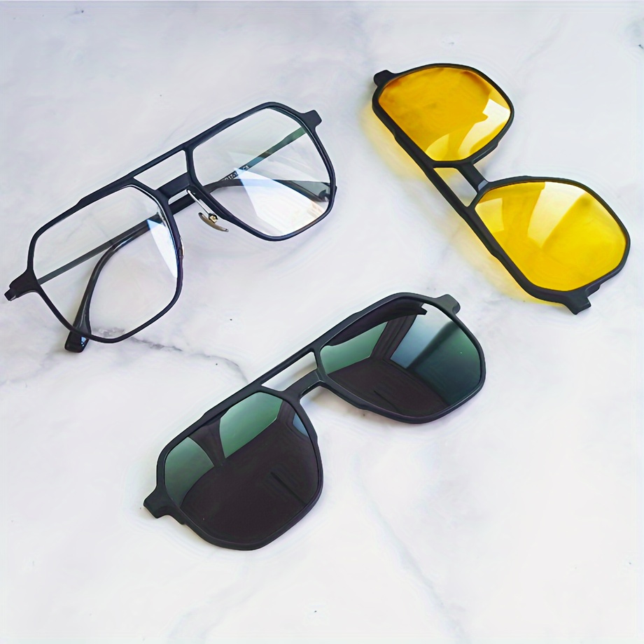 LANMOK 2Stk Stark Magnetisch Brillenhalter Edelstahl Brillenclips  Kurzfristige Brillen Aufbewahrung Halterung für Brillenträger Sonnenbrille  VDU Lesebrille auf der Kleidung Hemd Jacke zur Befestigung : :  Drogerie & Körperpflege
