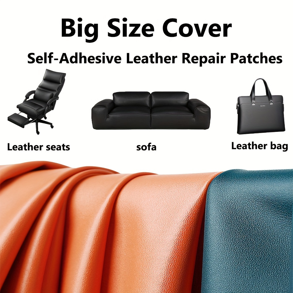 

1pc Self-adhesive Leather Repair Sticker, Self-adhesive Back Glue Sofa Repair Subsidy Leather, Self-adhesive Simulation Leather Patches Patch Fabric