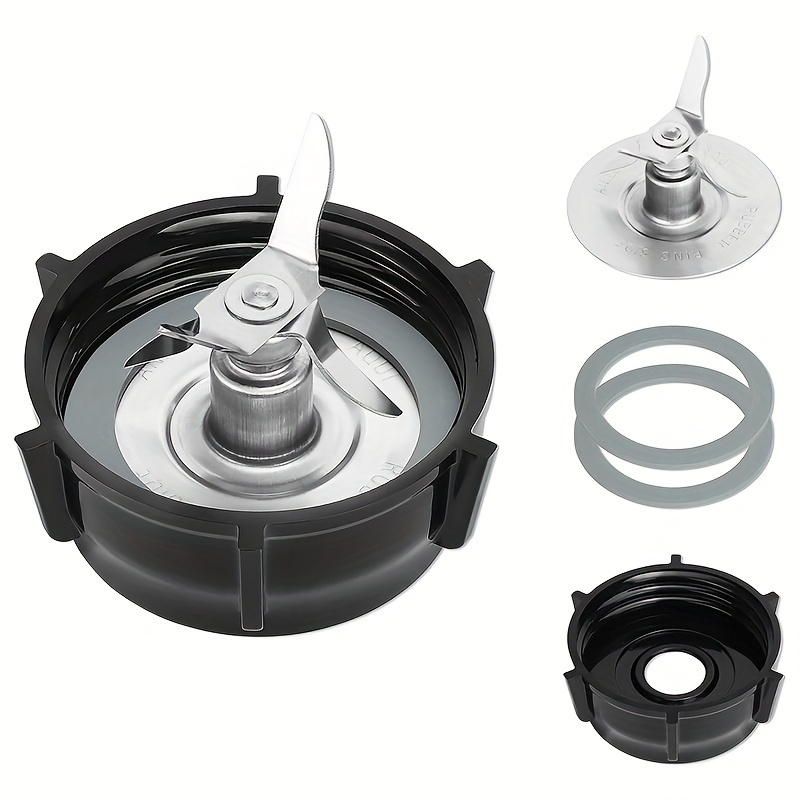 

1pc, For Replacement Parts Crusher Blade With Jar Base Cap And 2 Ring Sealing Ring Gasket, Compatible With Blenders Accessories, Accessories