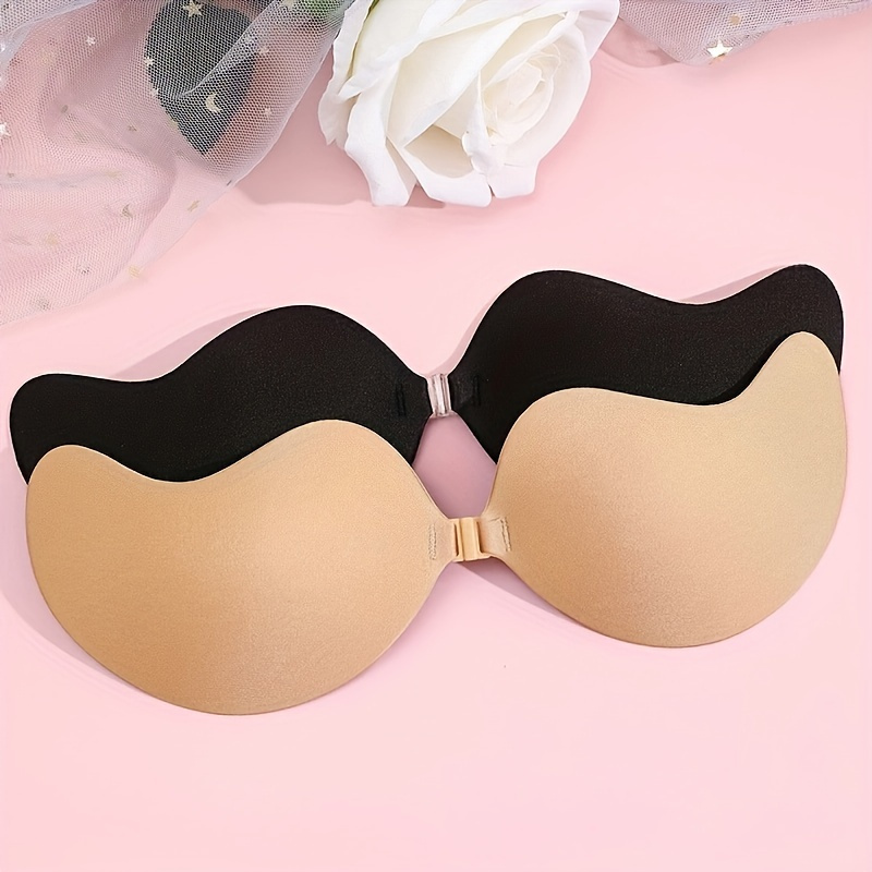 Mango Shape Women's Underwear Strapless Adhesive Sticky Bra Lingerie Top  Seamless Silicone Invisible Bras For Women 