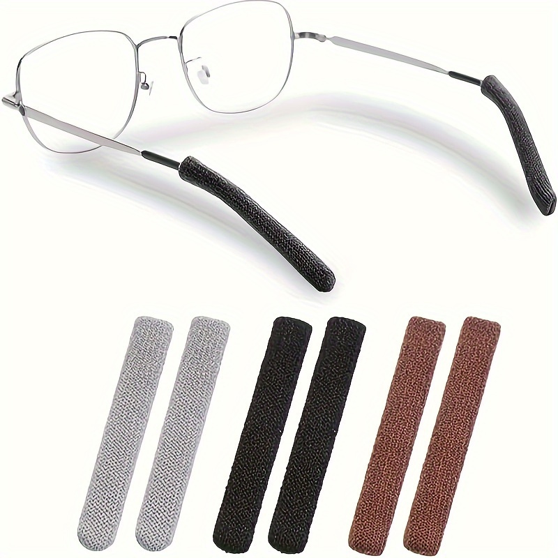 Antirutsch Brillenbügel 5 Paare Silikon-Anti-Rutsch-Halter Weiche  Komfortable Gläser Ohrbügel Ohr Grip Gläser Zubehör für Brillen Leg Grip  Brillen
