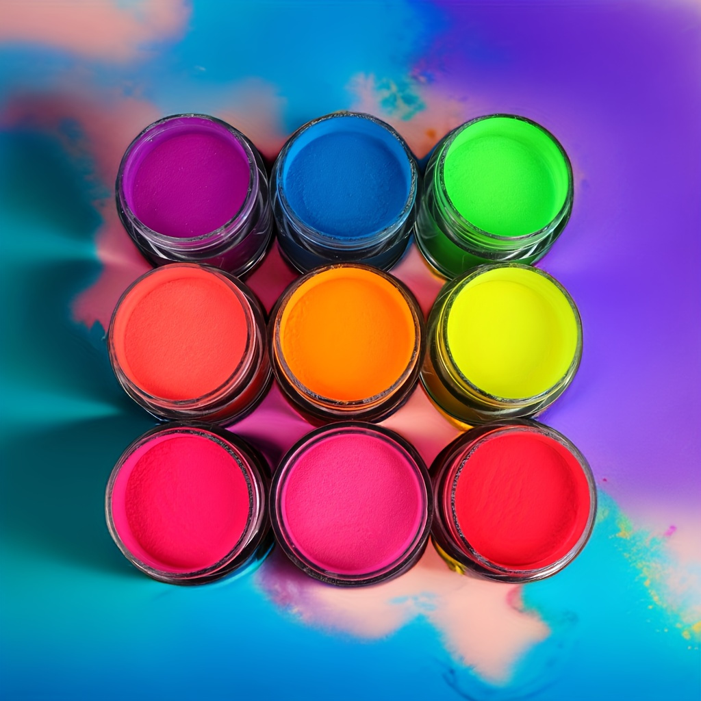 13 Colors Neon Pigment Powder Fluorescent Neon Pigments - Temu