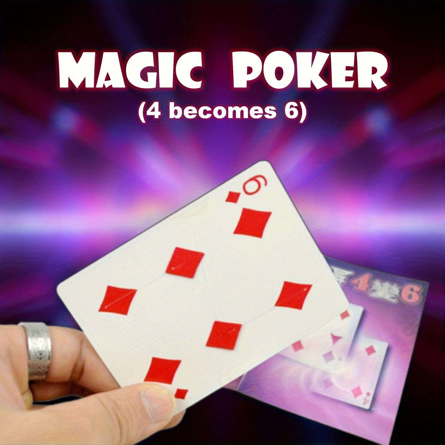 

Magical Playing Cards, With Ever-changing Numbers, In The Blink Of An Eye 4 Becomes 6, Cool Magic Prop, An Assistant To Enhance The Atmosphere