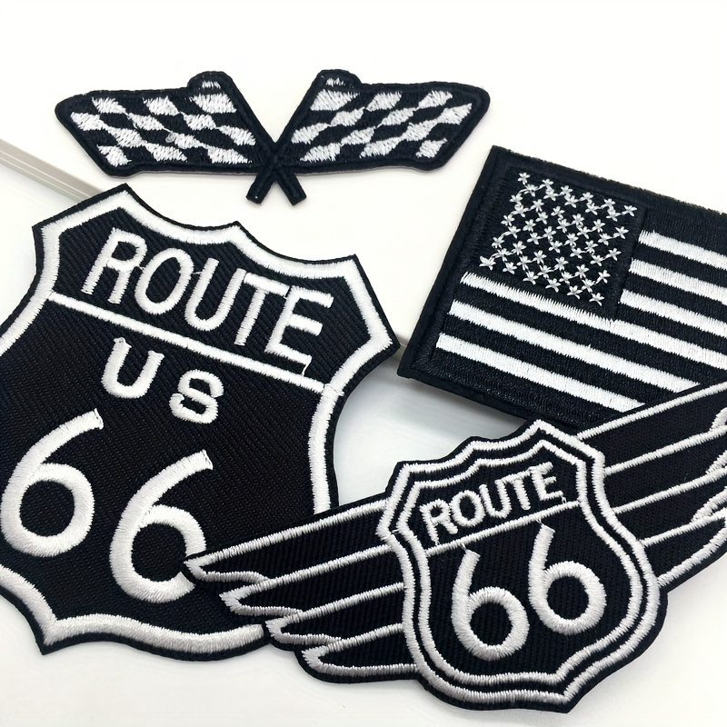

4pcs Embroidery Patches Appliques For Clothing Diy Iron On Patches For Clothes Jeans Jacket Accessories