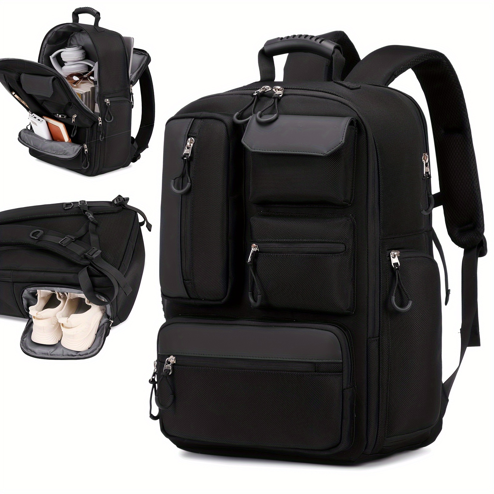 

A Women's Travel Backpack That Can Fit A 15.6-inch Laptop, With A Waterproof Leisure Shoe Compartment, Suitable For Students.