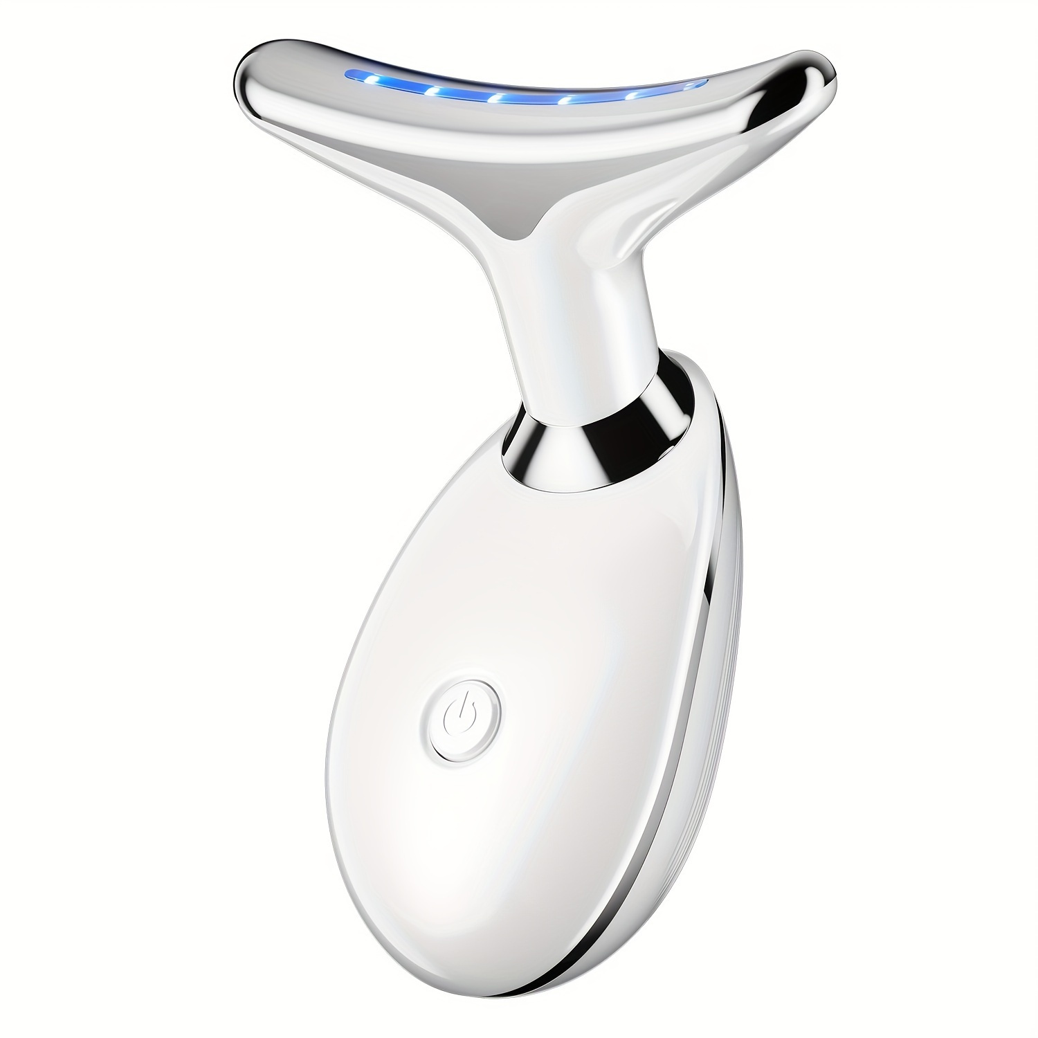 

Face And Neck Massager, Usb Rechargeable Skin Care Device With 3-color Led Light & Heating, Beauty Instrument, Gifts For Women, Mother's Day Gift