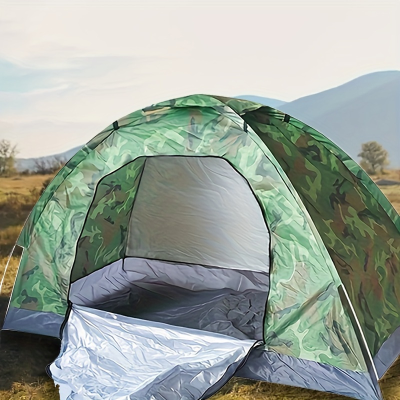 

Camouflage Outdoor Camping Tent, 1-2 Person Automatic Tent, Waterproof Installation-free Quick-open Backpacking Picnic Hiking Fishing Tent