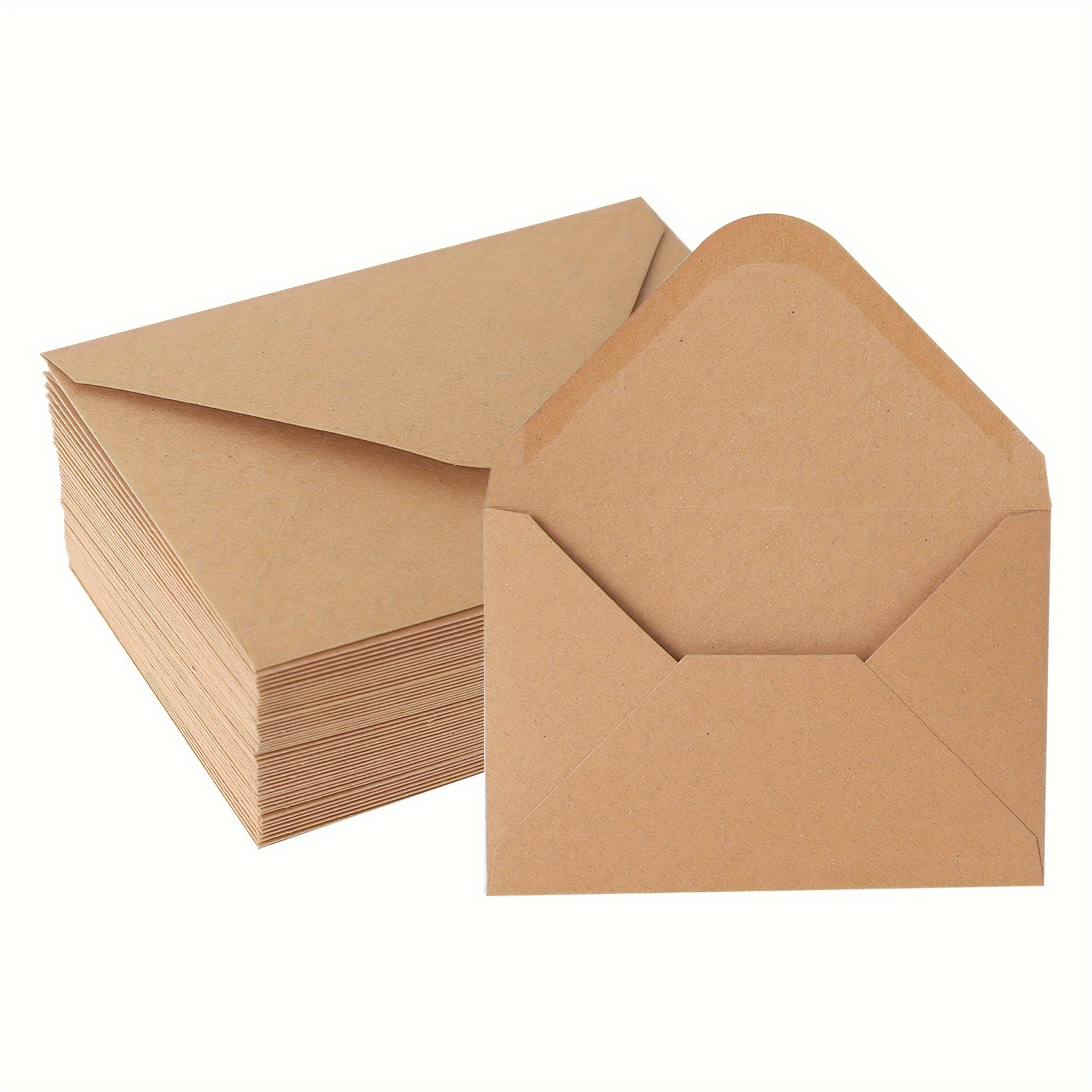 

50pcs 4x6 -sealing Kraft Envelopes - For , Halloween, Birthdays &