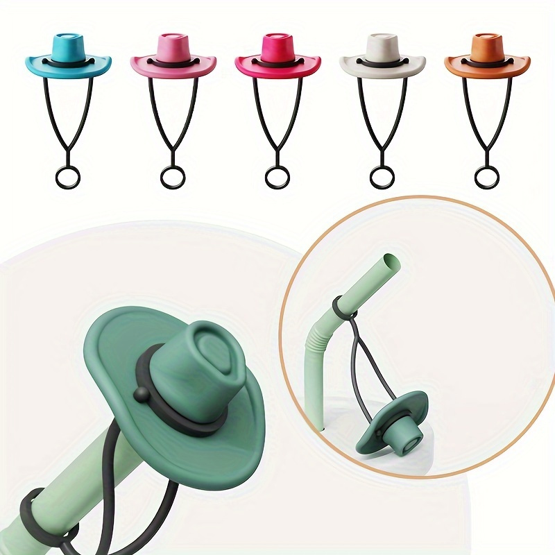 

5pcs Cowboy Hat , - Cap, Reusable Drinkware Accessories Compatible 10mm For Stanley And , For And Use