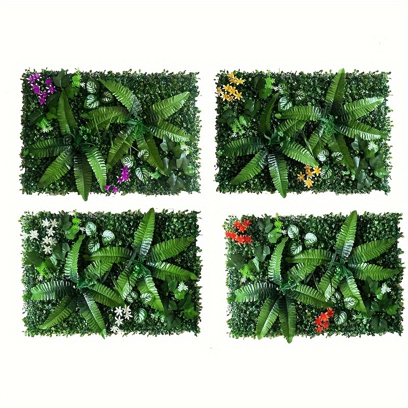 

1pc Artificial Plant For Wall Decor, Outdoor Fence Decoration Faux Plant, Indoor Wall Plant Decoration Panel Simulation Plant