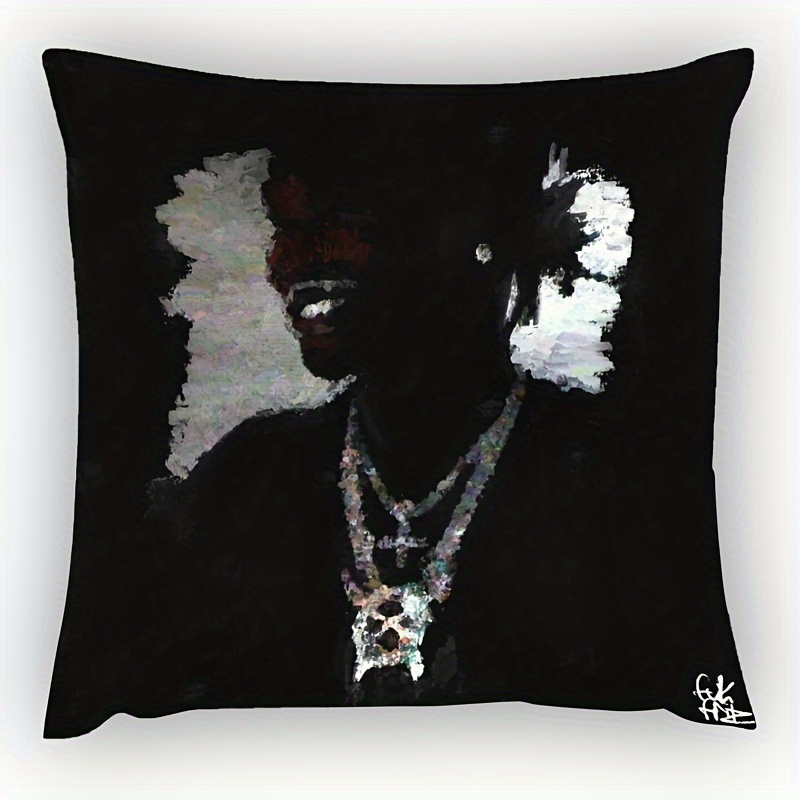 

Great Album Cover Inspired Pillowcase - Soft, Machine Washable Polyester With Zipper Closure, Double-sided Print, 18x18 Inch - Bedroom & Sofa Decor, Ideal Gift