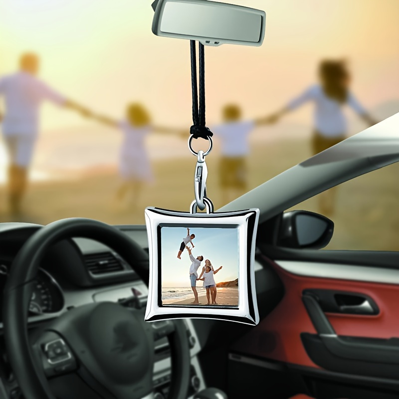 

Customizable Photo Car Charm - Perfect Gift For Birthdays, Mother's & Father's Day, Valentine's, Anniversaries & More - Durable Aluminum Alloy